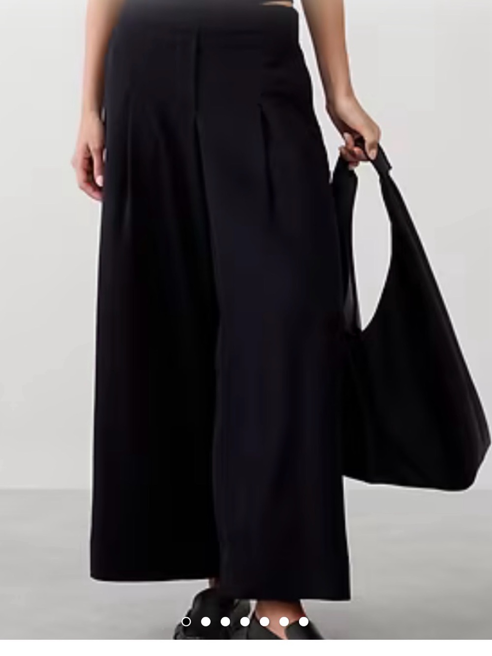 Banana Republic Wide Leg Black Women's Pants size M like new
